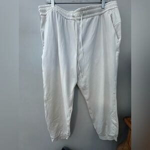 Lululemon Athletica White Track Pants